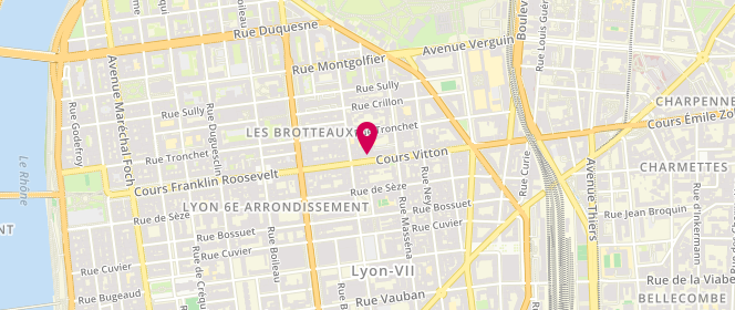 Plan de LAINE Gilly Véronique, 31 Cours Vitton, 69006 Lyon