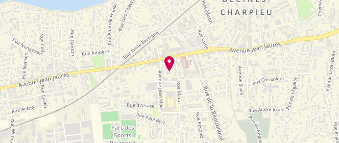 Plan de HAMANDJIAN Pierre, 216 Bis Avenue Jean Jaurès, 69150 Décines-Charpieu
