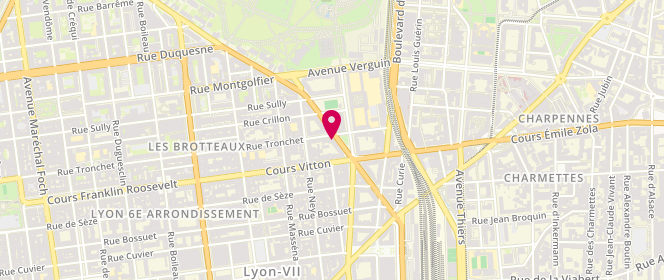 Plan de SAINTE Rose Gilles, 88 Boulevard des Belges, 69006 Lyon