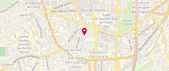 Plan de ZUËL Mélissa, 12 Avenue Marx Dormoy, 63000 Clermont-Ferrand