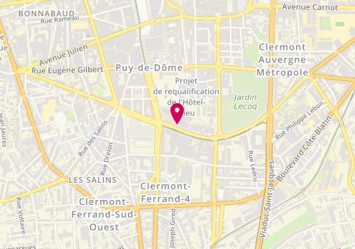 Plan de VAURY Pascal, 80 Boulevard Francois Mitterrand, 63000 Clermont-Ferrand