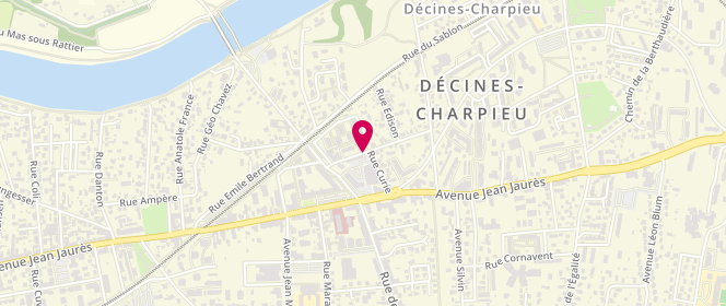 Plan de DESSAIX Aliette, 12 Avenue Léon Tolstoï, 69150 Décines-Charpieu
