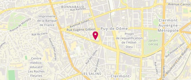 Plan de LEANDRI Michel, 60 Rue Bonnabaud, 63000 Clermont-Ferrand