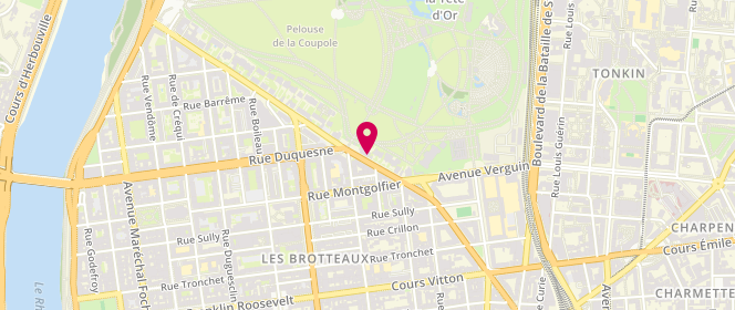 Plan de CORMARY Martine, 53 Boulevard des Belges, 69006 Lyon
