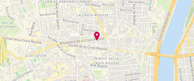 Plan de MASSON Charles, 138 Boulevard de la Croix Rousse, 69001 Lyon