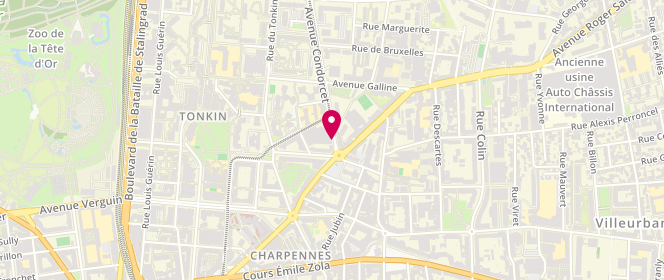 Plan de MIGNECO Octave, 48 Avenue Condorcet, 69100 Villeurbanne