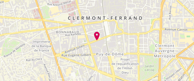 Plan de BAGNAUD Céline, 9 Avenue Julien, 63000 Clermont-Ferrand