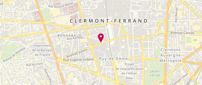 Plan de COUTAREL Cécile, 10 Avenue Julien, 63000 Clermont-Ferrand