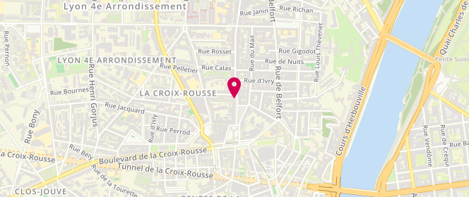 Plan de PAGES Bertrand, 3 Grde Rue de la Croix Rousse, 69004 Lyon