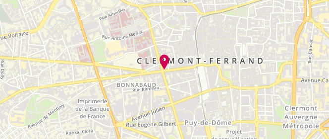 Plan de GOLDSTEIN Philippe, 26 Rue Blatin, 63000 Clermont-Ferrand