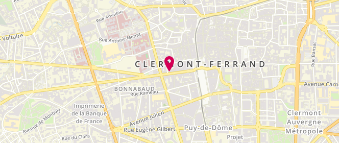 Plan de LORENZO MORALES Véronica, 22 Rue Blatin, 63000 Clermont-Ferrand