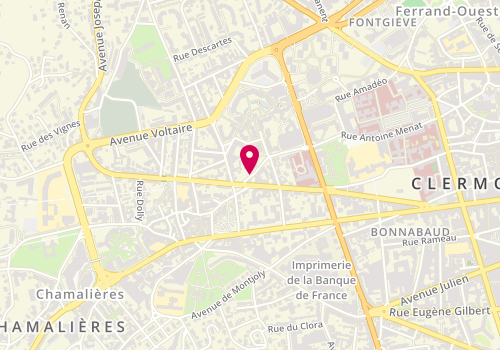 Plan de DROMNELLE Christophe, 5 Rue Saint André, 63400 Chamalières