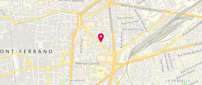 Plan de CHASTENET Pierre-Emmanuel, 29 Avenue de Grande Bretagne, 63000 Clermont-Ferrand