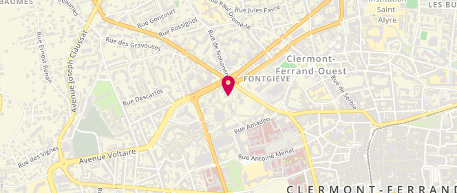 Plan de BOUNEKHLA Mohamed Salah, 119 Rue Fontgiève, 63000 Clermont-Ferrand
