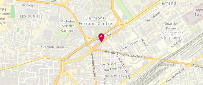 Plan de GILBERT Pascal, 12 Avenue de la Republique, 63100 Clermont-Ferrand