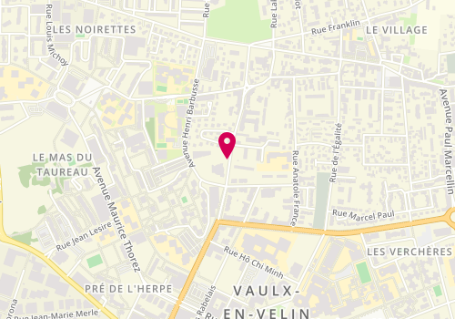 Plan de DEGRAIX Jean-Louis, 40 Avenue Georges Rouge, 69120 Vaulx-en-Velin