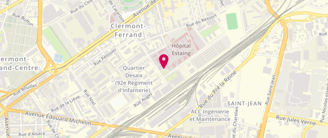 Plan de DESTINVAL Christelle, 1 Place Lucie Aubrac, 63003 Clermont-Ferrand