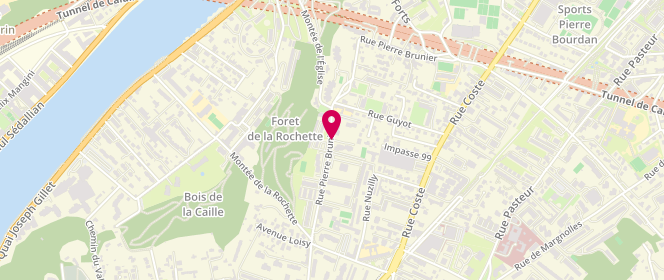 Plan de STAUNER Aferdita, 60 Rue Pierre Brunier, 69300 Caluire-et-Cuire