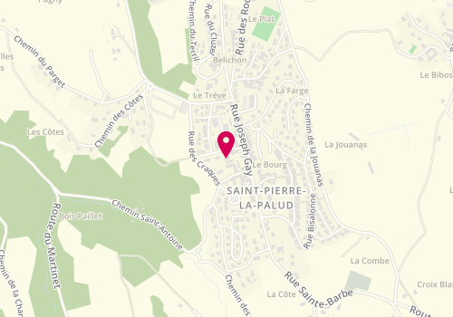 Plan de NAVARRO Sabine, 2 Bis Rue de la Cure, 69210 Saint-Pierre-la-Palud