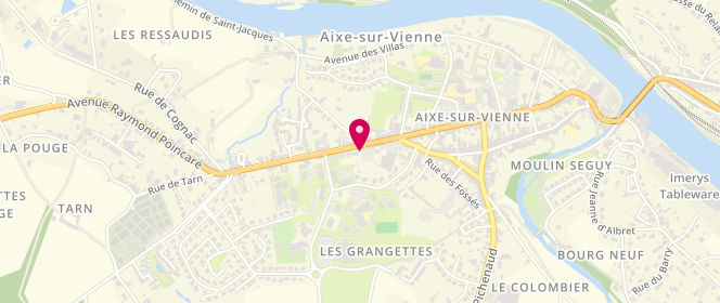 Plan de MADOUMIER-MALINVAUD Marie Alice, 13 Bis Avenue Louis Pasteur, 87700 Aixe-sur-Vienne