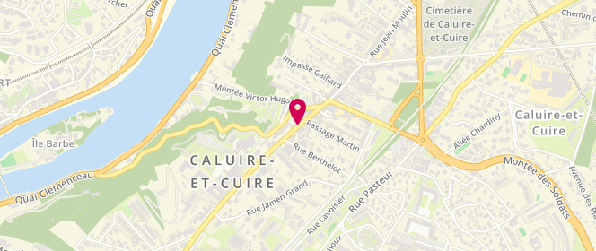 Plan de ALIBERT Delphine, 42 Rue Jean Moulin, 69300 Caluire-et-Cuire