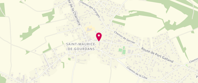 Plan de MIACHON Philippe, 14 Place de l'Église, 01800 Saint-Maurice-de-Gourdans