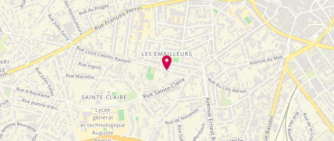 Plan de FAISANDIER Jean-Marie, 23 Rue Louis Casimir Ranson, 87000 Limoges
