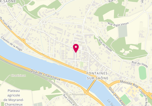 Plan de BERTRAND Florence, 5 Rue Jules Ferry, 69270 Fontaines-sur-Saône