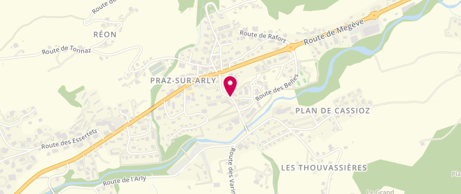 Plan de AUDIARD Thierry, 131 Route des Varins, 74120 Praz-sur-Arly