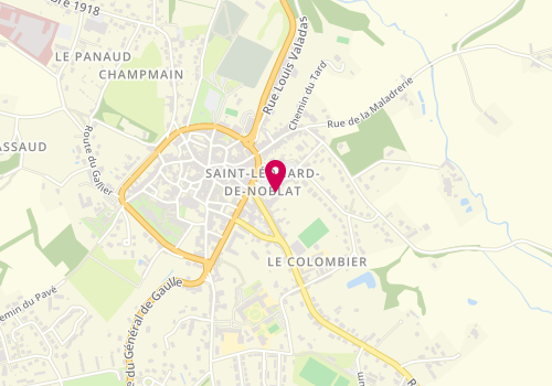Plan de DEBLAERE-BASTOS Isabelle, 8 Place du Champ de Mars, 87400 Saint-Léonard-de-Noblat