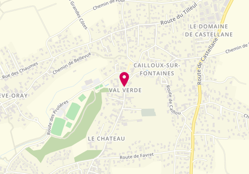 Plan de DE LA SALLE Vincent, 80 Route de Noailleux, 69270 Cailloux-sur-Fontaines