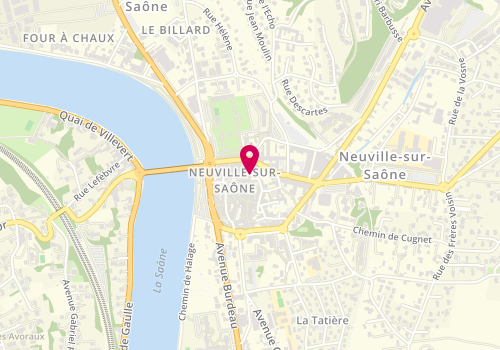 Plan de MOUTON Servane, 14 Rue de la Republique, 69250 Neuville-sur-Saône