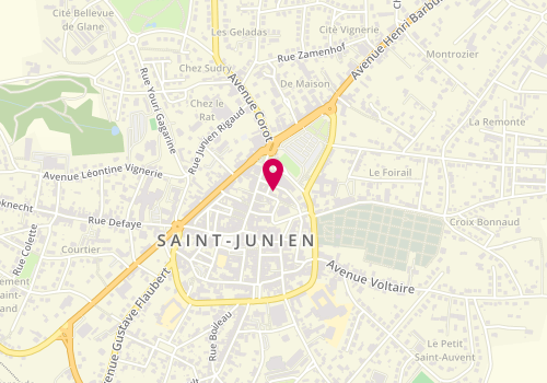 Plan de ROUCHAUD Laurent, 2 Rue de la Tour Nègre, 87200 Saint-Junien