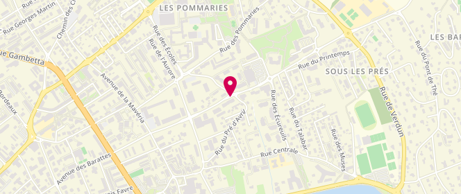 Plan de SARAZIN Jean, 16 Rue des Mouettes, 74940 Annecy
