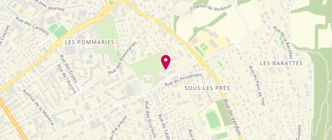 Plan de BEAU Remy, 9 parc des Raisses, 74940 Annecy-le-Vieux