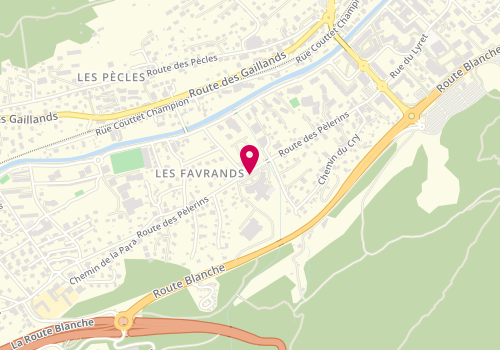 Plan de JACQUET Hervé, 509 Route des Pelerins, 74400 Chamonix-Mont-Blanc