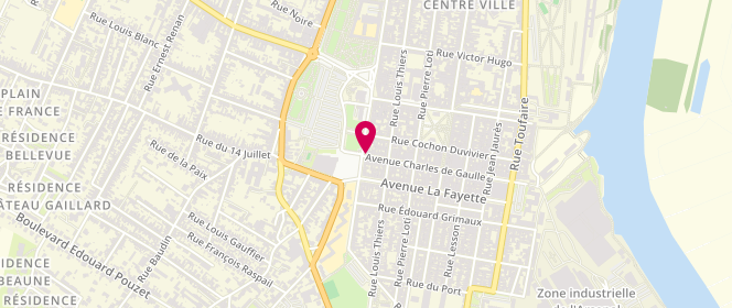 Plan de LE ROY-HENNION Florence, 87 Avenue Charles de Gaulle, 17300 Rochefort