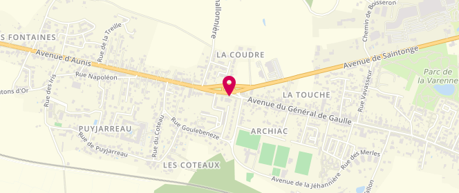 Plan de CHATREFOUX Sylvie, 155 Bis Avenue du General de Gaulle, 17430 Tonnay-Charente