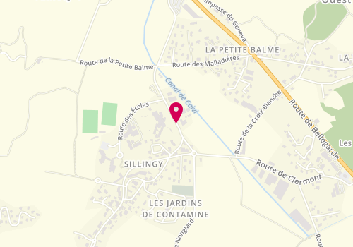 Plan de PALLUD Didier, 146 Route du Pont du Trésor, 74330 Sillingy