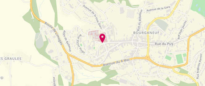 Plan de GOISET Anne, Place Tournois, 23400 Bourganeuf