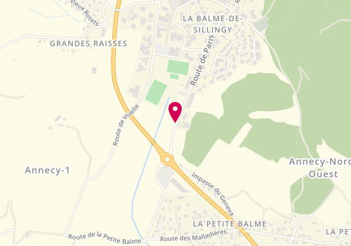 Plan de CASTORI-MANNS Fabienne, 2908 Route de Bellegarde, 74330 Sillingy