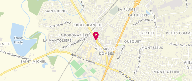 Plan de CHAPEL-SCOTTO Isabelle, 40 Rue du Commerce, 01330 Villars-les-Dombes