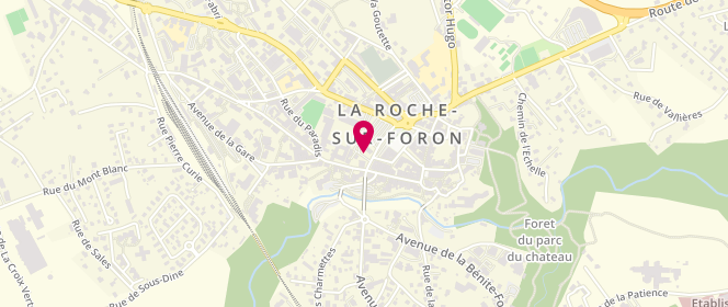 Plan de TREUVEY Sabine, 33 Place Andrevetan, 74800 La Roche-sur-Foron