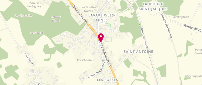 Plan de KASSOUF Guillaume, 15 Route d'Aubusson, 23150 Lavaveix-les-Mines
