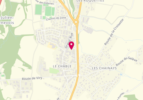 Plan de CHABAT Marie Christine, 160 Rue de la Chapelle, 74160 Beaumont