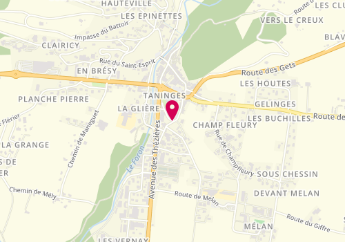 Plan de CAPRON Stéphanie, 129 Rue des Corsins, 74440 Taninges