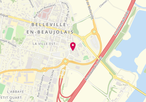 Plan de CROS Nathalie, 3 Rue de la Salamandre, 69220 Belleville-en-Beaujolais
