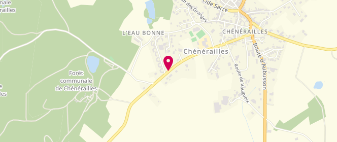 Plan de GHEORGHIES Adèlina, 25 Route d'Ahun, 23130 Chénérailles