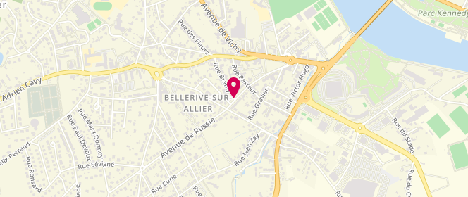 Plan de MELAY Marie, 1 Rue Branly, 03700 Bellerive-sur-Allier