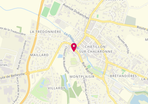 Plan de MINO-VERCELLIS Yves, 15 Place Saint Vincent de Paul, 01400 Châtillon-sur-Chalaronne
